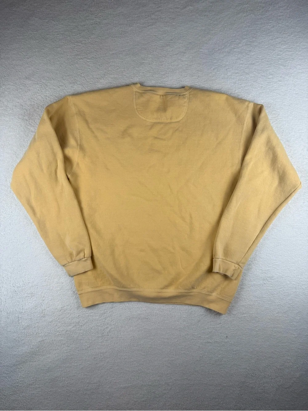 Authentic Pigment Waubonsie Crewneck Sweatshirt Mens Size XL Pale Yellow